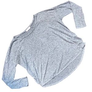 LOGAN Grey Long Sleeve Loose Fitting Shirt